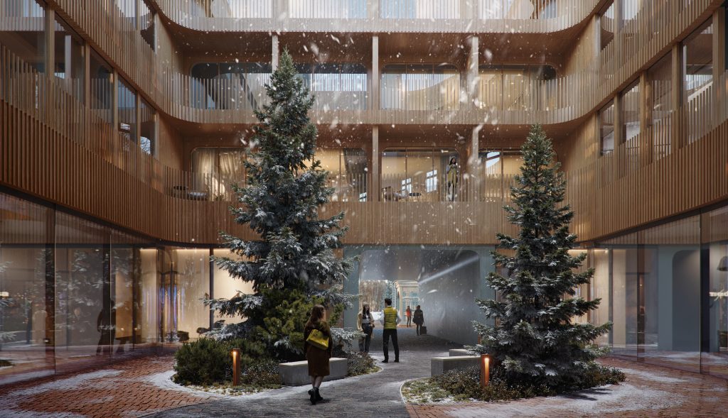 Внутренний двор отеля